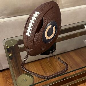 1990’s NFL Football Shaped Desk Phone with Chicago Bears Logo